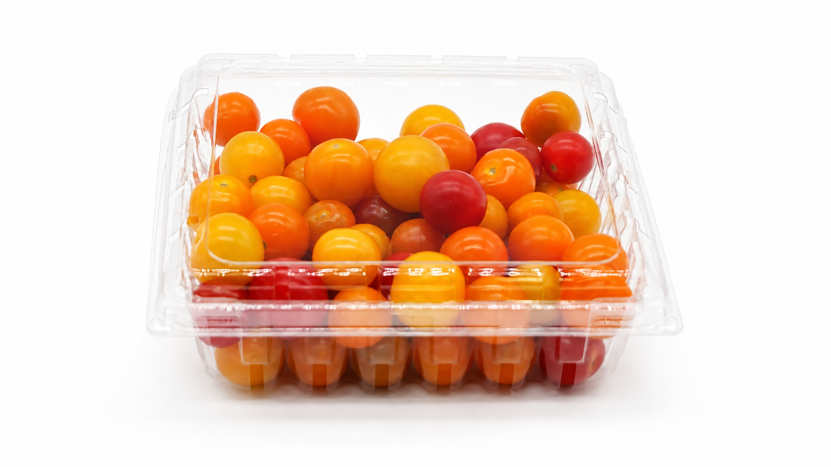 7.5" x 7.5" Clear Square Clamshell, 330/Box - GP27575-330