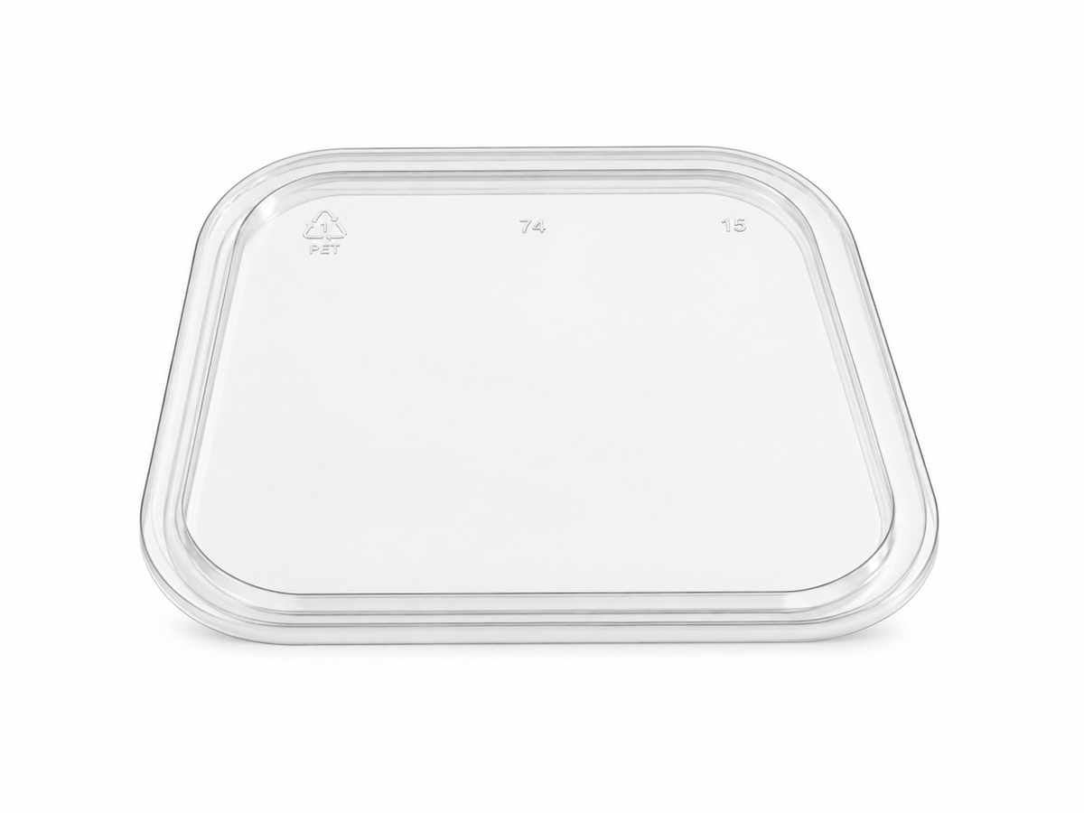 Clear Bento Lid, 10,000/Bin - GP5751L (Bases sold separately)