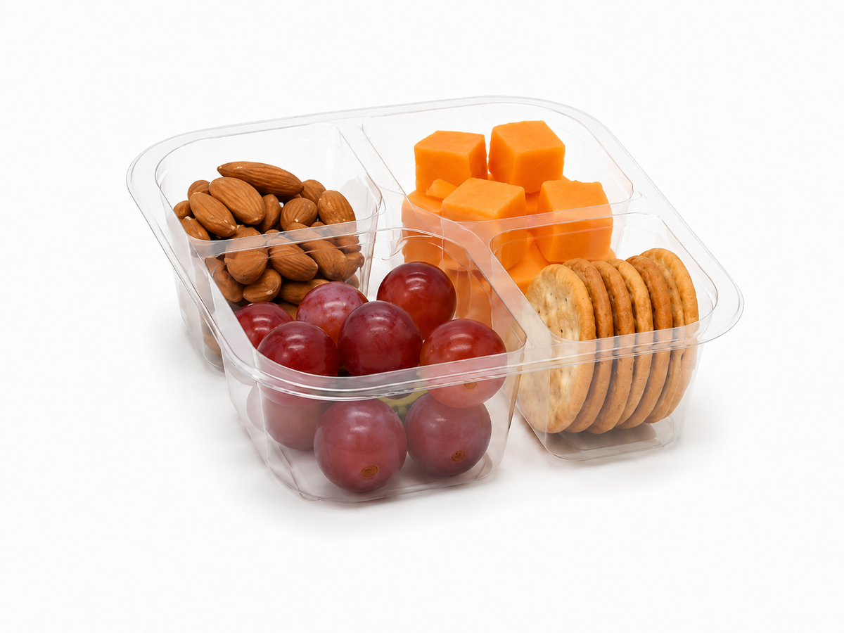 Clear Bento Base, 10,000/Bin - GP5650B (Lids sold separately)