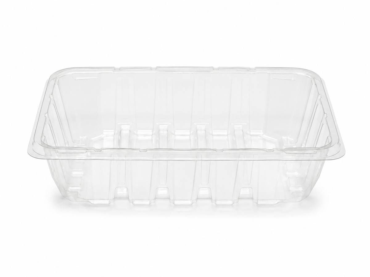 Clear Strawberry Tray Base, 720/Box - GP0827B-720 (Lids sold separately)